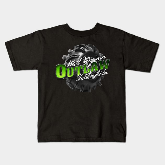 WV Outlaw Trail Rider Kids T-Shirt by bweekley